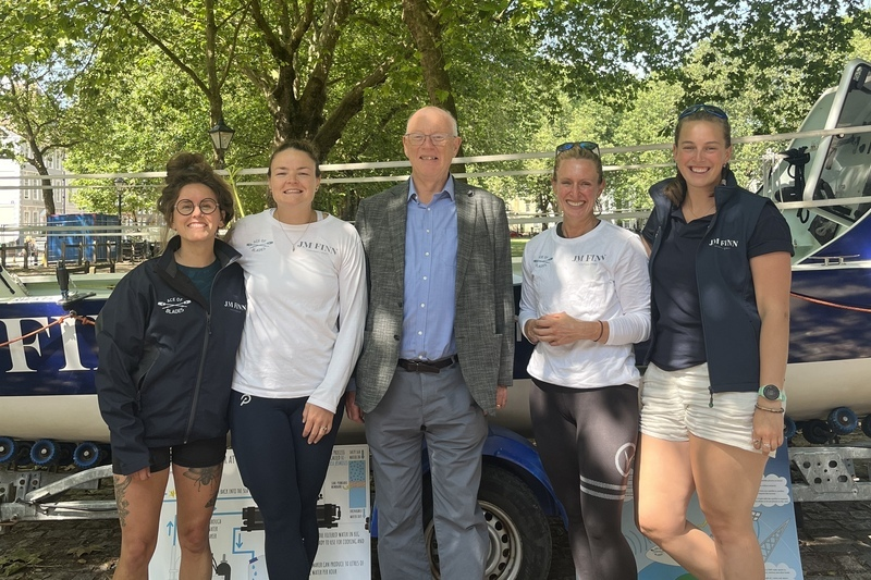 JM Finn supports charity fundraising of all-female rowing team