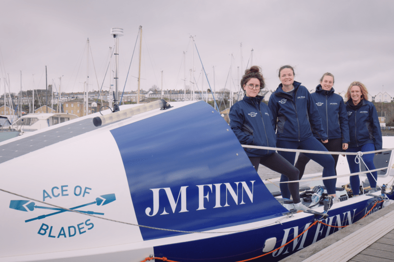 JM Finn-backed all female rowing crew complete grueling Atlantic challenge